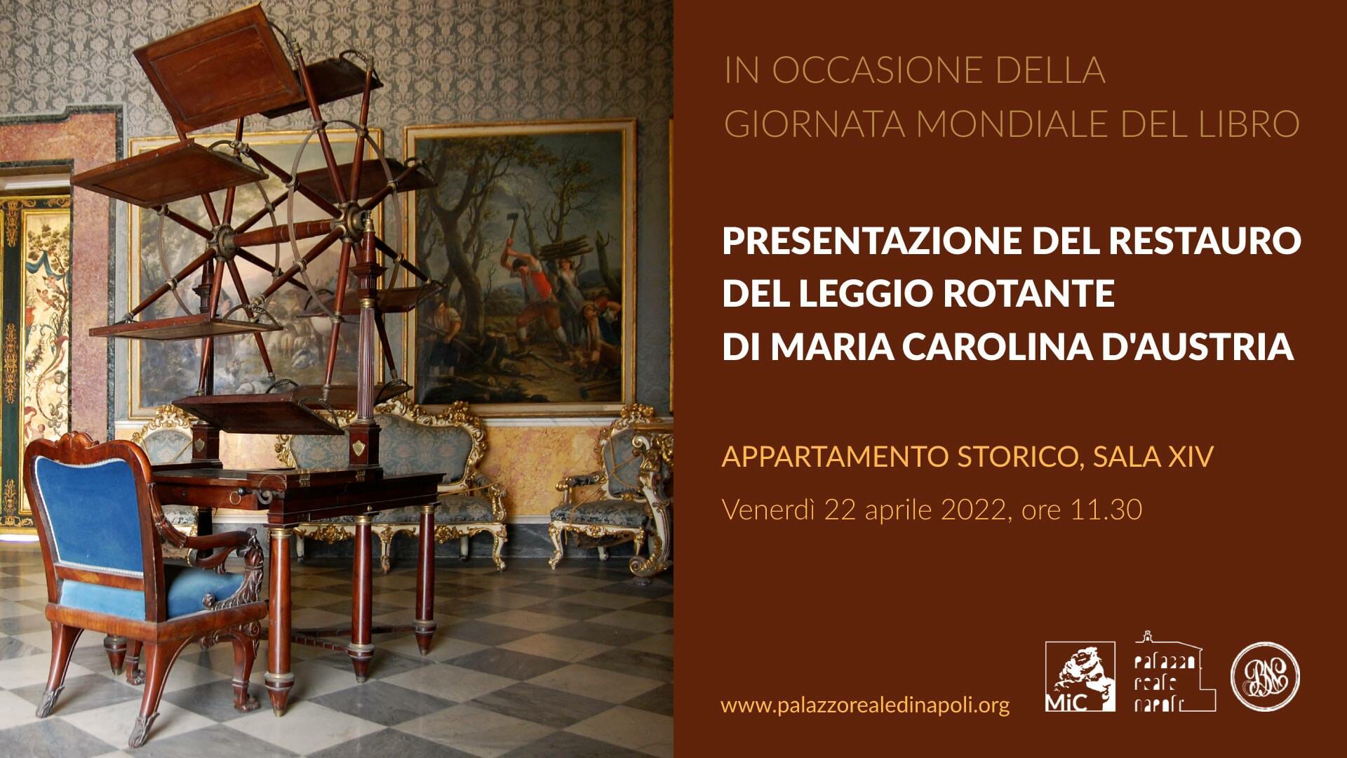 Giornata mondiale del libro al Palazzo Reale di Napoli