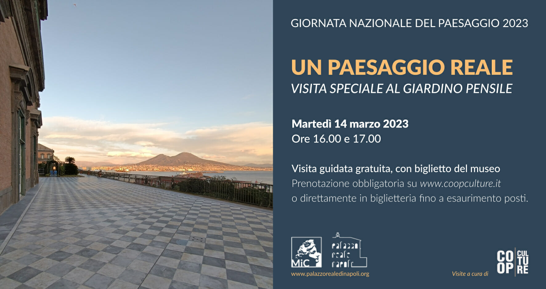 Un Paesaggio Reale – Visita speciale al Giardino Pensile del Palazzo Reale di Napoli