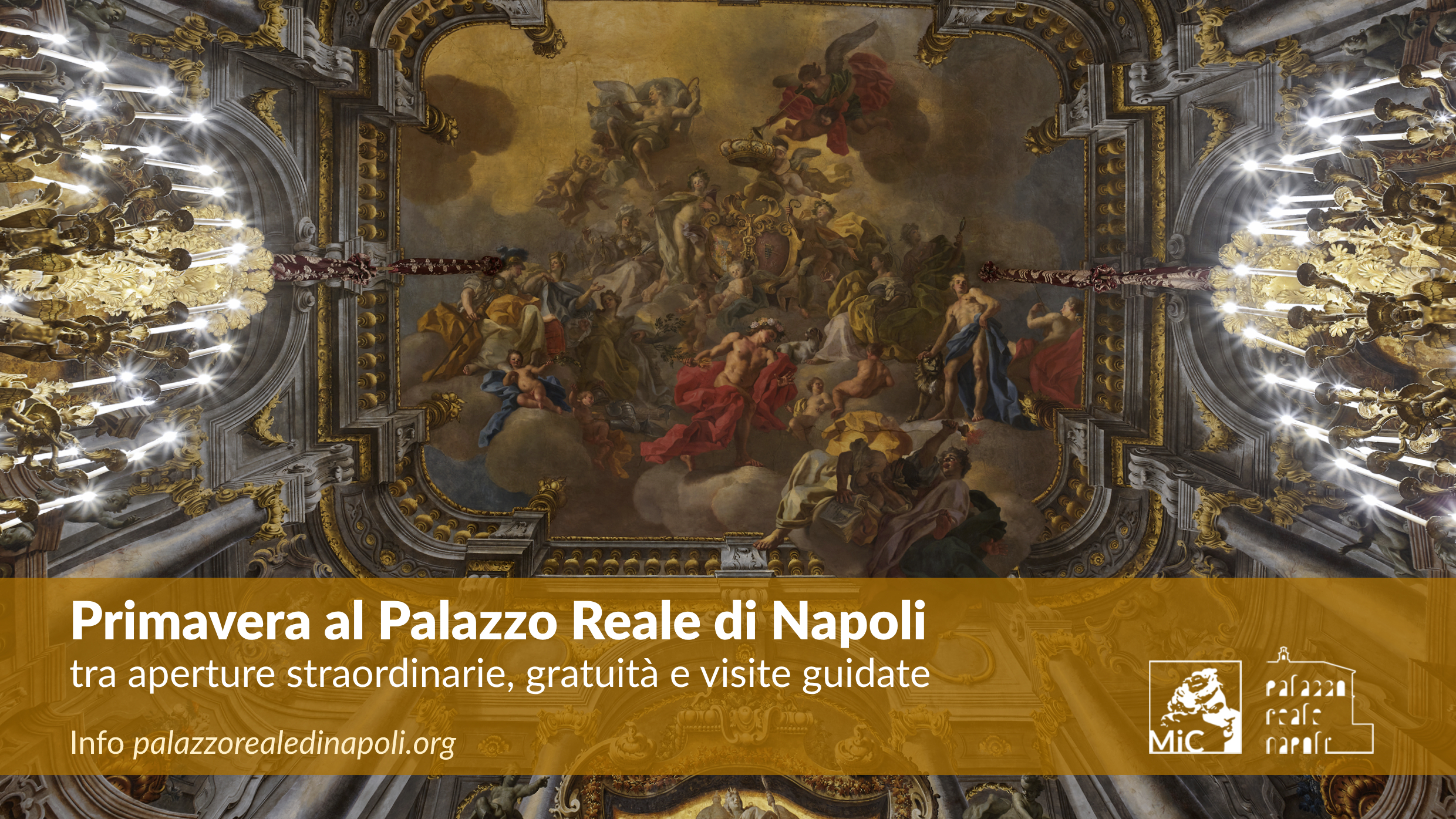 Primavera al Palazzo Reale di Napoli tra aperture straordinarie, gratuità e visite guidate