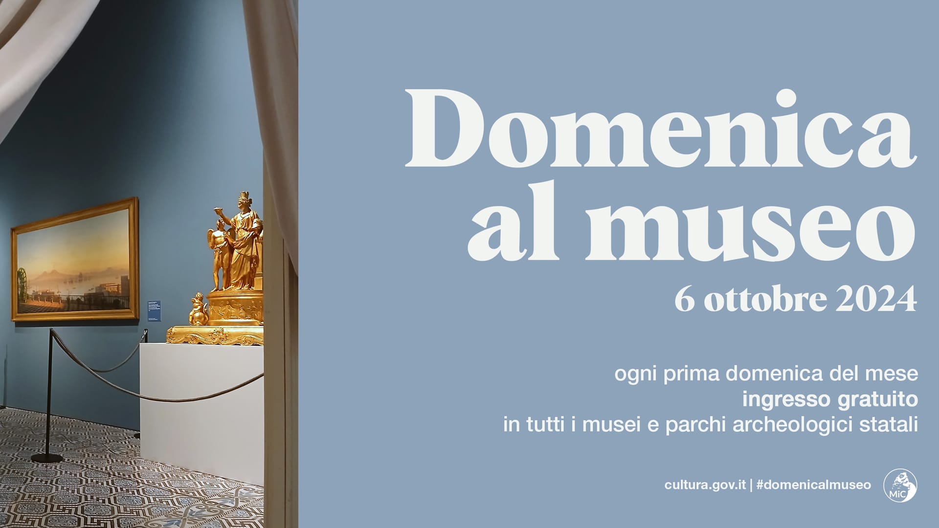 Palazzo Reale e Villa Pignatelli – Domenica 6 ottobre 2024  #domenicalmuseo